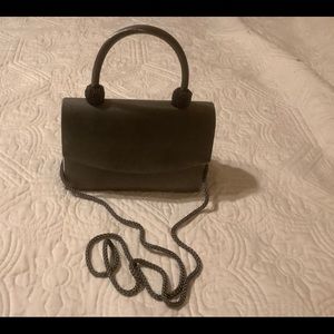 LaRegale dark gray formal mini bag.